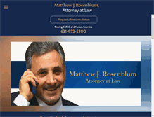Tablet Screenshot of matthewrosenblum.com